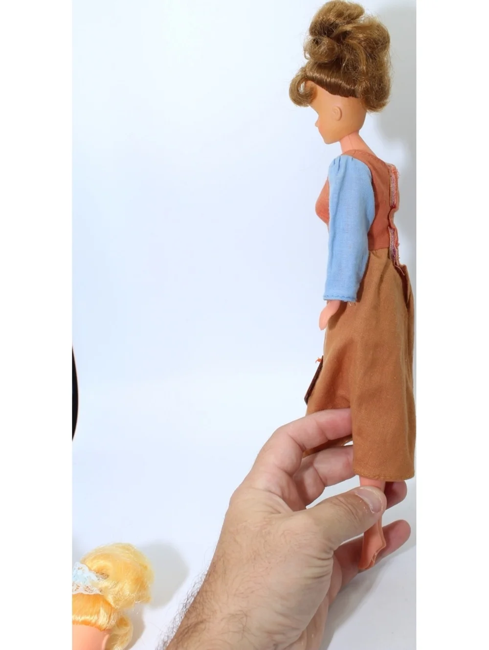 Vintage Disney Bikin Fairy God Mother & 3 Cinderella Dolls Set of 4